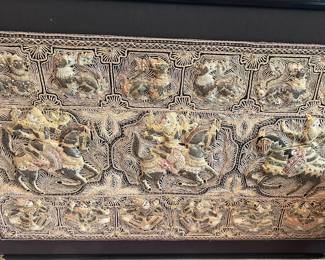 Burmese Kalaga tapestry
