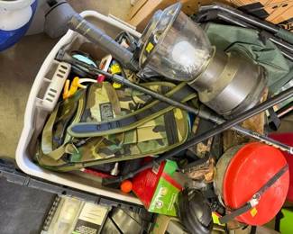 Camping supplies.