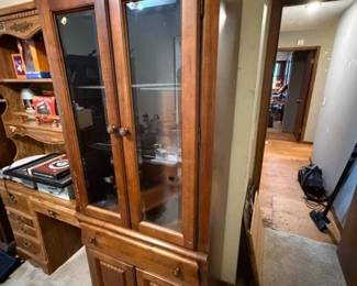 Display cabinet. Available for early sale. Contact Lynn at 402-350-9677.