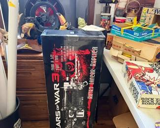 Gears of War Retro Lancer still in box. Added Saturday.