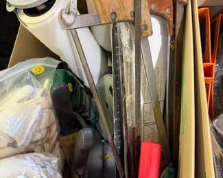 Bone saws. Butchering supplies.
