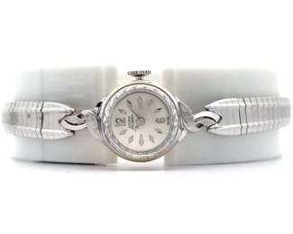 Vintage Lucien Piccard Ladies 14K Gold Manual Wind Watch w/ 10K Gold-Filled Bracelet & Original Box