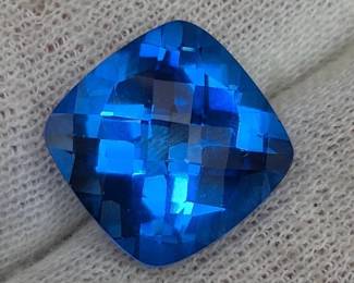 Johnny Wang 11.34 Carat Natural Glacier Blue™ Topaz