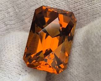 13.42 Carat Natural Madeira Citrine