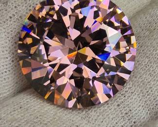 48.57 Carat Pink Cubic Zirconia