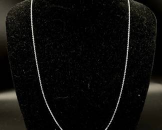 NEW! EFFY Link Chain Necklace in 14k White Gold