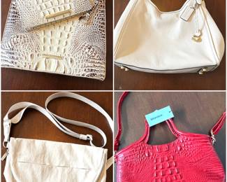 Huge collection of designer purses including brands such as: Coach, HoBo, LuLu Lemon, Brahmin, Donney and Bourke plus more!