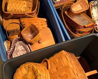 Large Longaberger basket collection