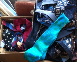 Many boxes of Vintag ties, probably over a 1000 ties