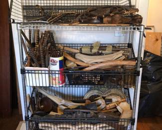 Artist’s studio pieces & parts for sculpture & mixed media