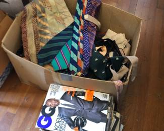 Many boxes of Vintag ties, probably over a 1000 ties