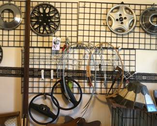 Vintage car parts:  Artist’s studio pieces & parts for sculpture & mixed media