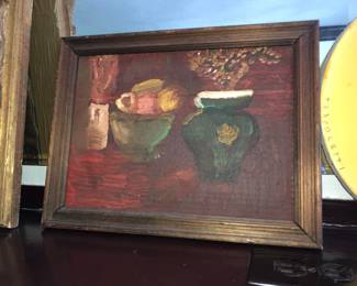 Koorn Waard oil on cardboard 
