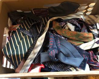 Many boxes of Vintag ties, probably over a 1000 ties