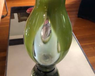 MCM cased glass vase