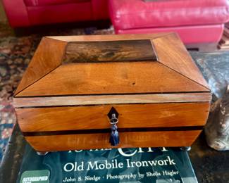 Antique tea box