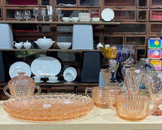 PINK DEPRESSION GLASS