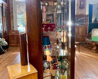 LIGHTED CURIO CABINET