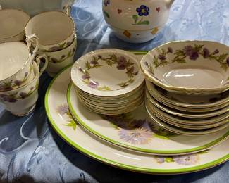 VINTAGE FINE BONE CHINA DISHWARE