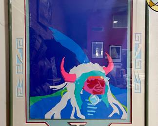 FRAMED, SIGNED, NUMBERED SERIGRAPH BY BOB HOWARD