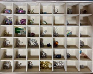 STERLING SILVER RINGS & NECKLACES ALL NEW FROM THE JEWELRY CHANNEL-A TREASURE FOR YOURSELF OR A GREAT CHRISTMAS GIFT!