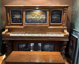 PLAYER PIANO. FOR A VIDEO GO TO TREF’S TREASURES FACEBOOK PAGE