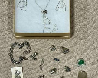 VINTAGE STERLING SILVER CHARMS