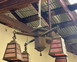 ANTIQUE LIGHT FIXTURE