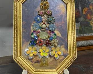 OH SO PRETTY HANDMADE JEWELRY ART CHRISTMAS TREE