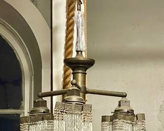 ANTIQUE LIGHT FIXTURE