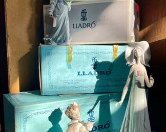 LLADRO FIGURINES -“DEBUTANTE”, “MY CHUBBY KITTY”, “SCHOOL DAYS”