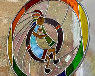 STAINED GLASS KOKOPELLI