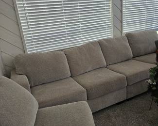 Grey sectional
