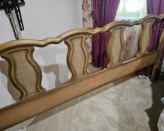 King sized vintage headboard