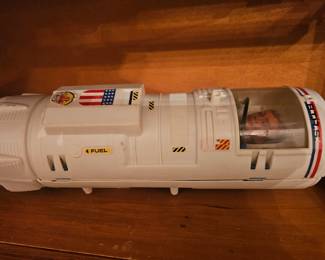 A 1970s Kenner Six Million Dollar Man Bionic Transport and Repair Station.