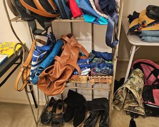 Ladies shoes and purses