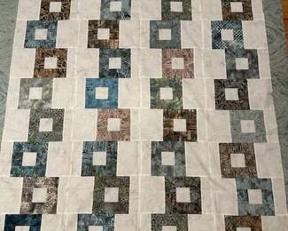 Completed quilt top