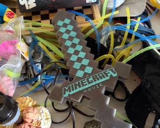 Minecraft sword and kids toys