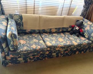 Floral sofa