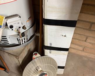 Christmas tree and heater
