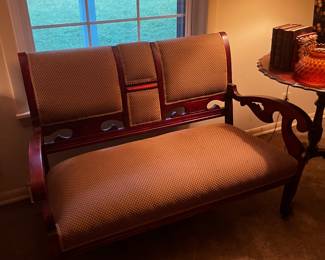 Antique love seat