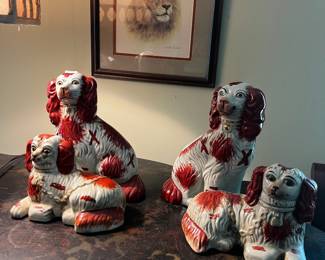 Staffordshire dogs Set of 4