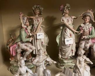 Antique dancers and musicians