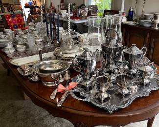 Dining room table and chairs from Bradford’s 