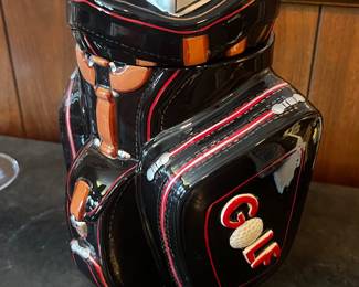 Brand new golf bag cookie jar