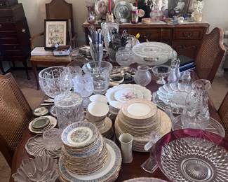 Dinnerware And Glassware Display