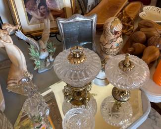 Lidded Glass Dishes And Tabletop Accents
