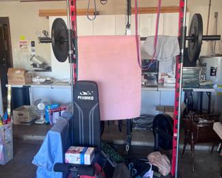 Exercise Rack And Workout Bench