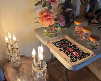 Decorative Vases And Floral Arrangement