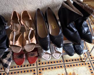 Assorted Dress Shoes And Boots